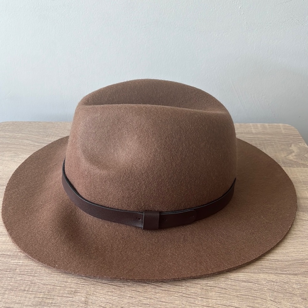 NEW!! H&M | Brown Wool Fedora Sz M 56